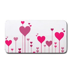 Heart Rosa Love Valentine Pink Medium Bar Mats by HermanTelo