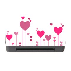 Heart Rosa Love Valentine Pink Memory Card Reader With Cf by HermanTelo