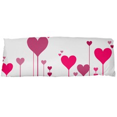 Heart Rosa Love Valentine Pink Body Pillow Case Dakimakura (two Sides) by HermanTelo