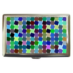 Geometric Background Colorful Cigarette Money Case