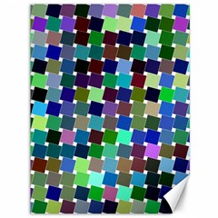 Geometric Background Colorful Canvas 36  X 48 