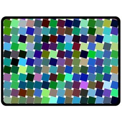 Geometric Background Colorful Fleece Blanket (large) 