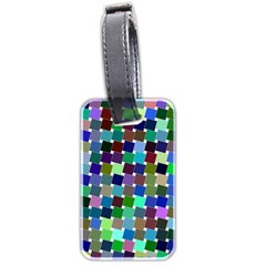 Geometric Background Colorful Luggage Tag (two Sides)