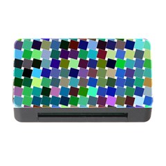 Geometric Background Colorful Memory Card Reader With Cf