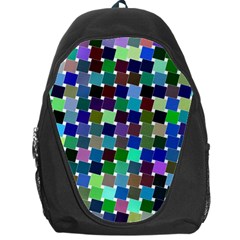 Geometric Background Colorful Backpack Bag