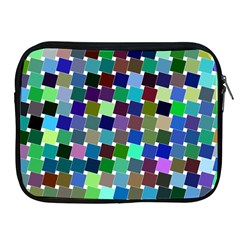 Geometric Background Colorful Apple Ipad 2/3/4 Zipper Cases