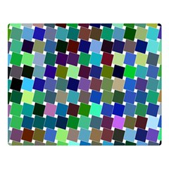 Geometric Background Colorful Double Sided Flano Blanket (large) 