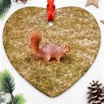 Squirrel Ornament (Heart) Front