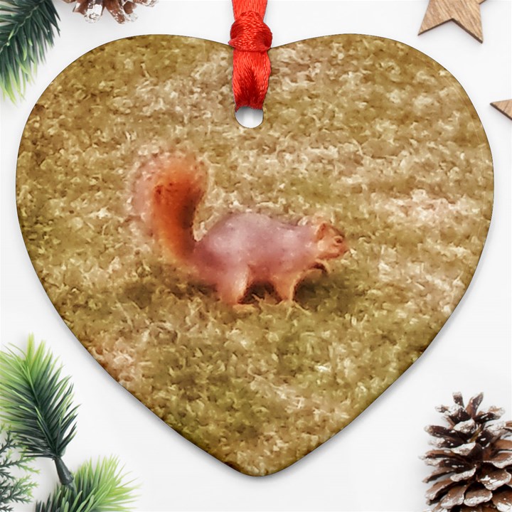 Squirrel Ornament (Heart)