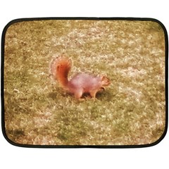 Squirrel Double Sided Fleece Blanket (Mini) 