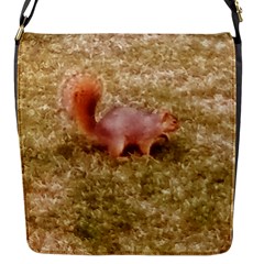 Squirrel Flap Closure Messenger Bag (S)