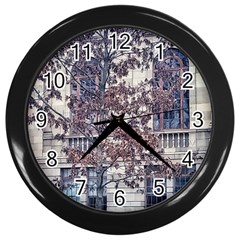 Bowling Green State University Wall Clock (black) by Riverwoman