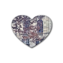 Bowling Green State University Rubber Coaster (heart)  by Riverwoman