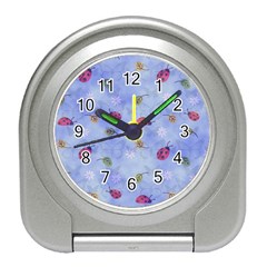 Ladybug Blue Nature Travel Alarm Clock