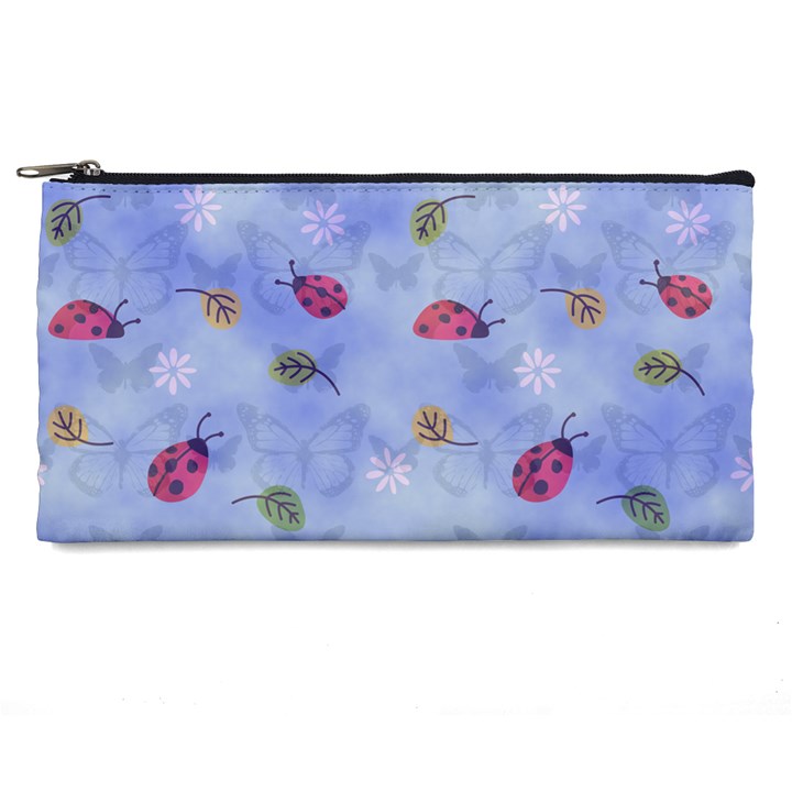 Ladybug Blue Nature Pencil Cases