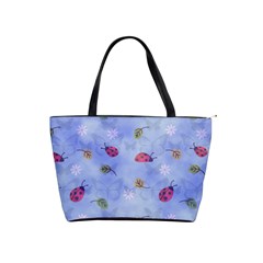 Ladybug Blue Nature Classic Shoulder Handbag