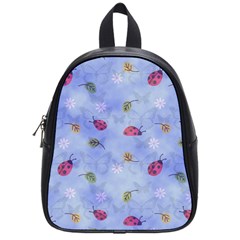 Ladybug Blue Nature School Bag (small)