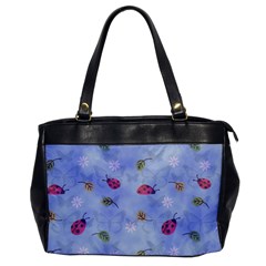 Ladybug Blue Nature Oversize Office Handbag