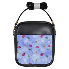 Ladybug Blue Nature Girls Sling Bag