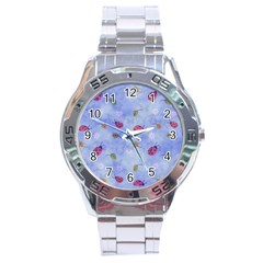 Ladybug Blue Nature Stainless Steel Analogue Watch by HermanTelo