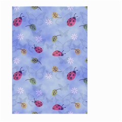 Ladybug Blue Nature Large Garden Flag (two Sides)