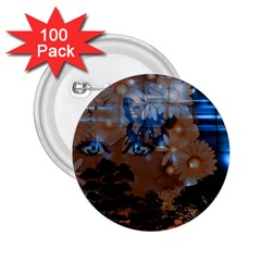 Landscape Woman Magic Evening 2 25  Buttons (100 Pack)  by HermanTelo