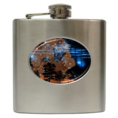 Landscape Woman Magic Evening Hip Flask (6 Oz)