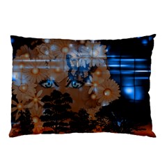 Landscape Woman Magic Evening Pillow Case