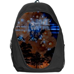 Landscape Woman Magic Evening Backpack Bag by HermanTelo