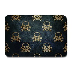 Golden Glitter Skeleton Gothic Plate Mats