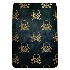 Golden Glitter Skeleton Gothic Removable Flap Cover (l)