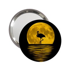 Moon Reflection Flamenco Animal 2 25  Handbag Mirrors by HermanTelo