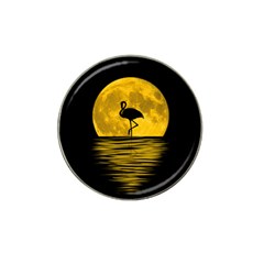 Moon Reflection Flamenco Animal Hat Clip Ball Marker (4 Pack)