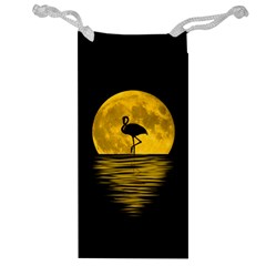 Moon Reflection Flamenco Animal Jewelry Bag