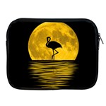 Moon Reflection Flamenco Animal Apple iPad 2/3/4 Zipper Cases Front