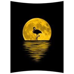 Moon Reflection Flamenco Animal Back Support Cushion by HermanTelo