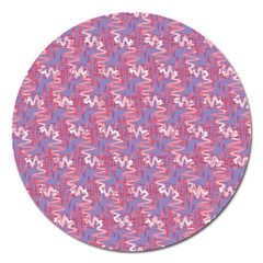 Pattern Abstract Squiggles Gliftex Magnet 5  (round)