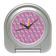 Pattern Abstract Squiggles Gliftex Travel Alarm Clock