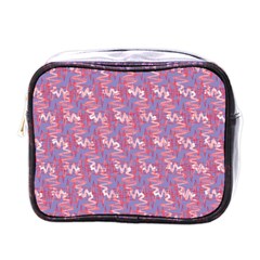 Pattern Abstract Squiggles Gliftex Mini Toiletries Bag (one Side)