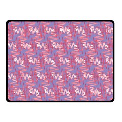 Pattern Abstract Squiggles Gliftex Fleece Blanket (small)