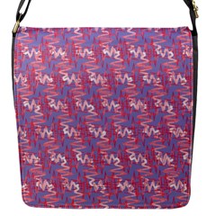 Pattern Abstract Squiggles Gliftex Flap Closure Messenger Bag (s)