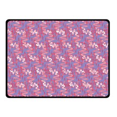 Pattern Abstract Squiggles Gliftex Double Sided Fleece Blanket (small)  by HermanTelo