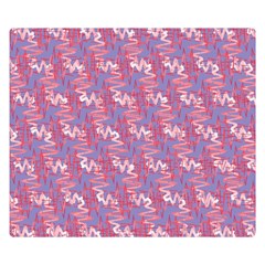 Pattern Abstract Squiggles Gliftex Double Sided Flano Blanket (small) 