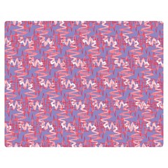 Pattern Abstract Squiggles Gliftex Double Sided Flano Blanket (medium) 