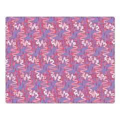 Pattern Abstract Squiggles Gliftex Double Sided Flano Blanket (large) 