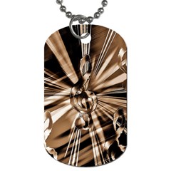 Music Clef Tones Dog Tag (one Side)