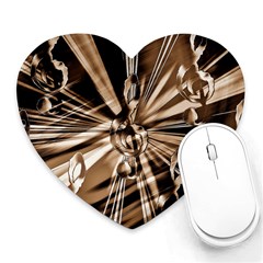 Music Clef Tones Heart Mousepads by HermanTelo