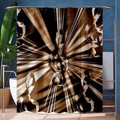 Music Clef Tones Shower Curtain 60  X 72  (medium)  by HermanTelo