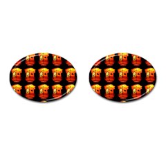 Paper Lantern Chinese Celebration Cufflinks (oval)