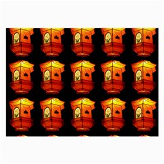 Paper Lantern Chinese Celebration Large Glasses Cloth